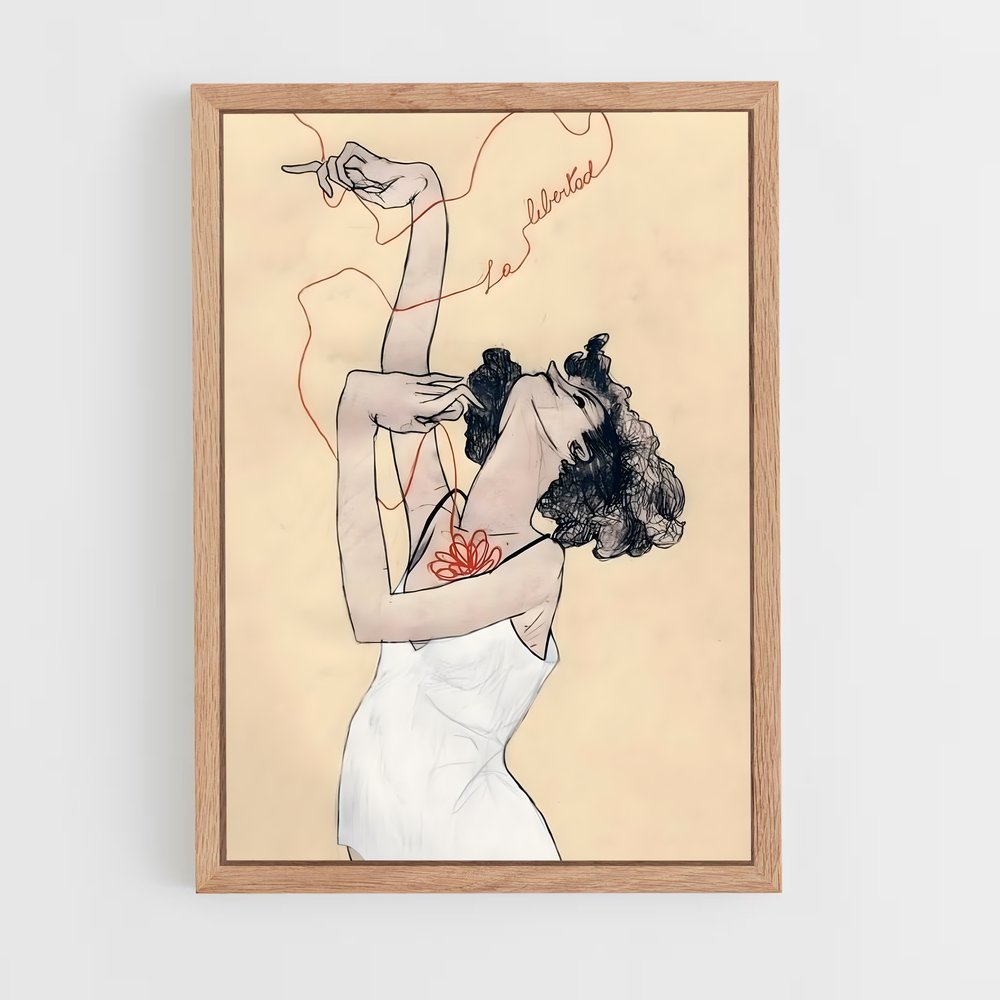 ap-egon schiele-6 cadre Bois clair