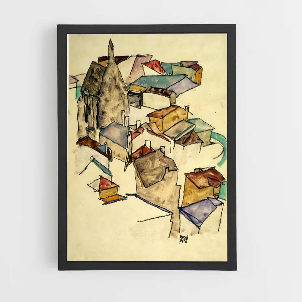 ap-egon schiele-7 cadre Noir