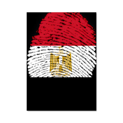 Poster Drapeau de l'Égypte