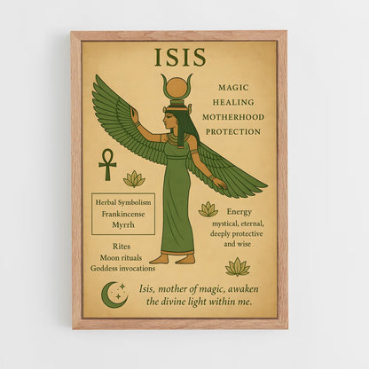 ap-egyptian mythology-2 cadre Bois clair