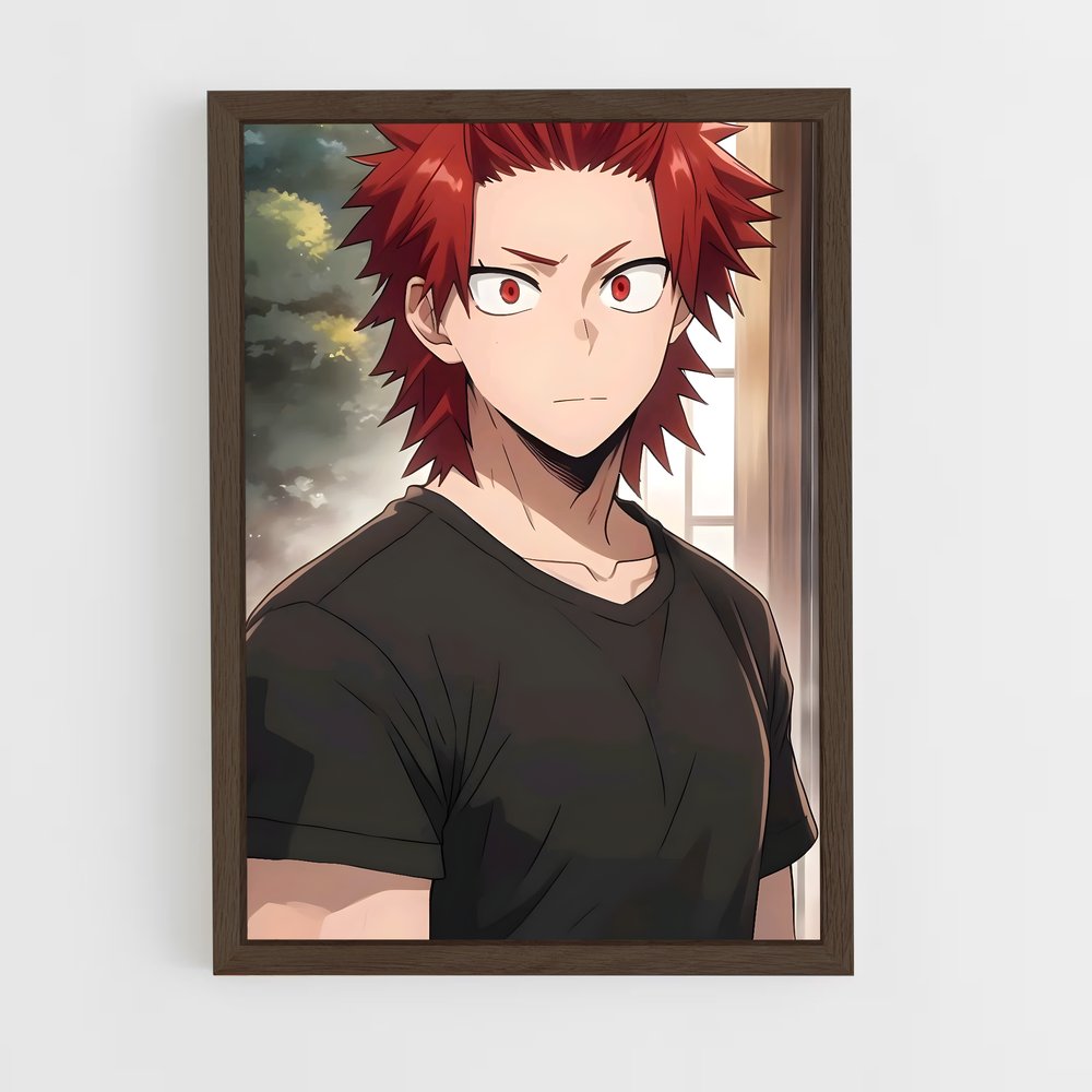 ap-eijiro kirishima-1 cadre Bois foncé