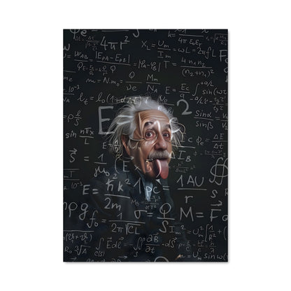 Poster Einstein espiègle