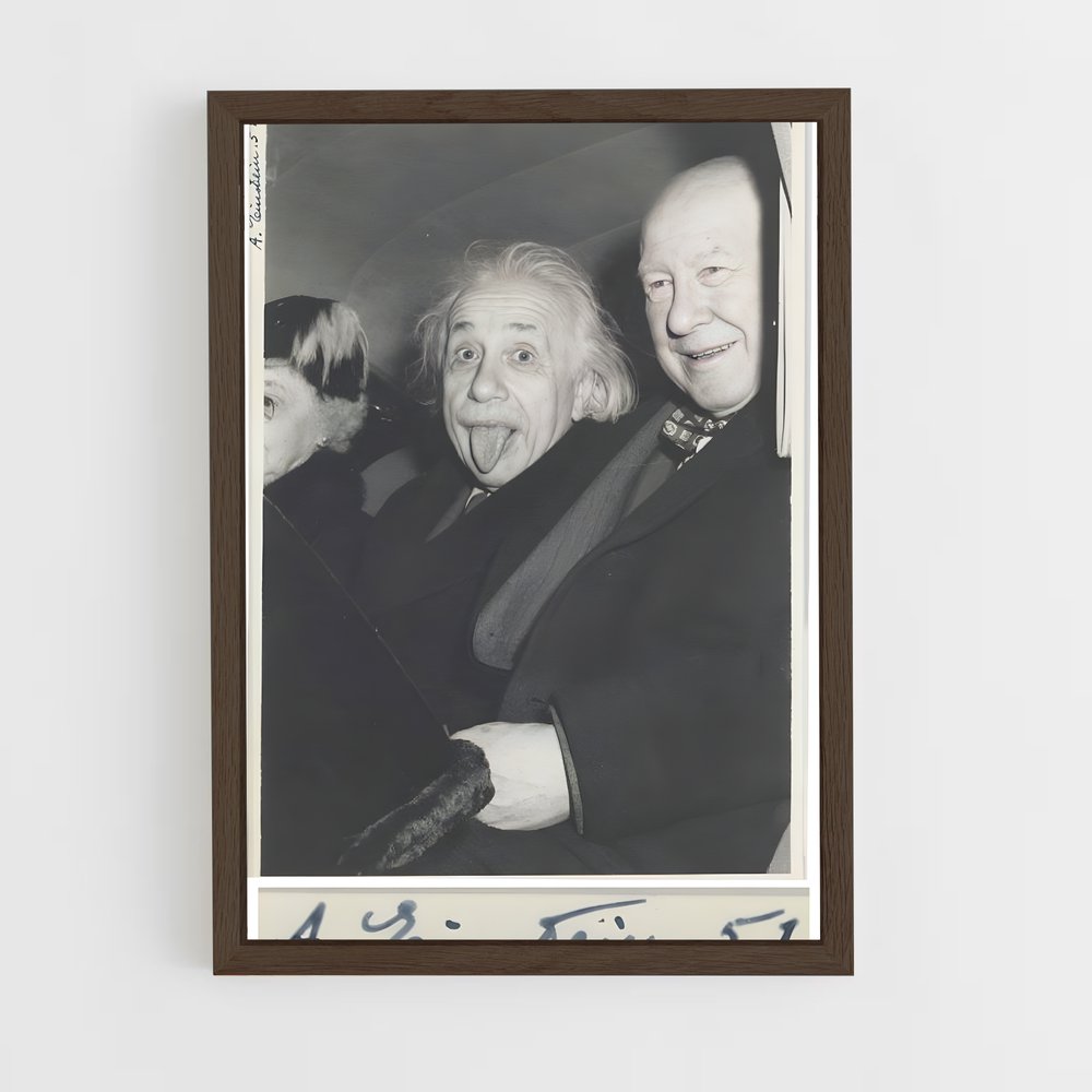 ap-einstein tongue-2 cadre Bois foncé