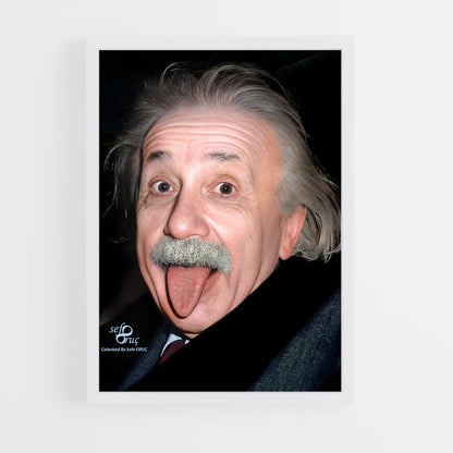 ap-einstein tongue-4 cadre Blanc