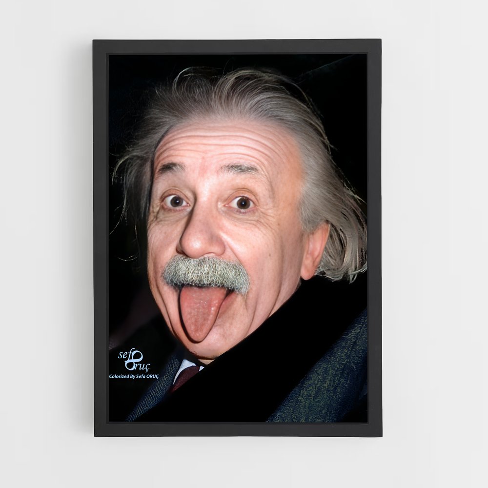 ap-einstein tongue-4 cadre Noir