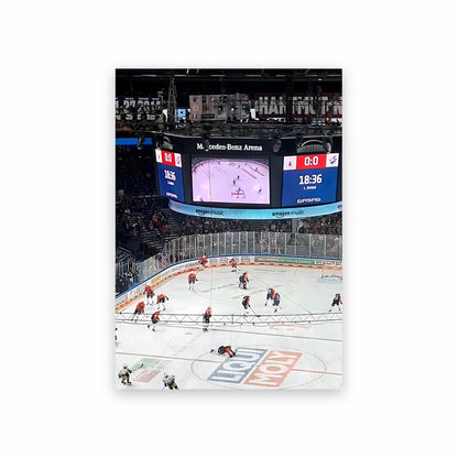 Poster La Patinoire Enflammée
