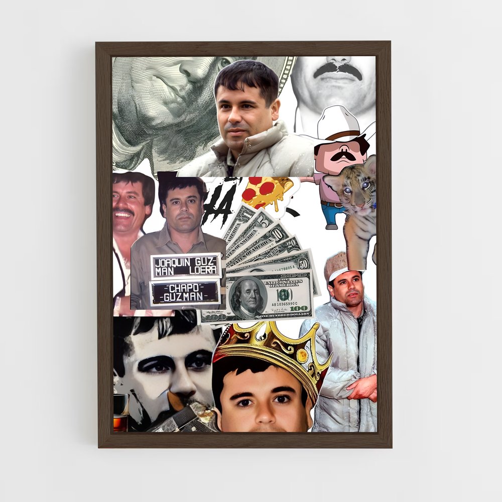 ap-el chapo-3 cadre Bois foncé