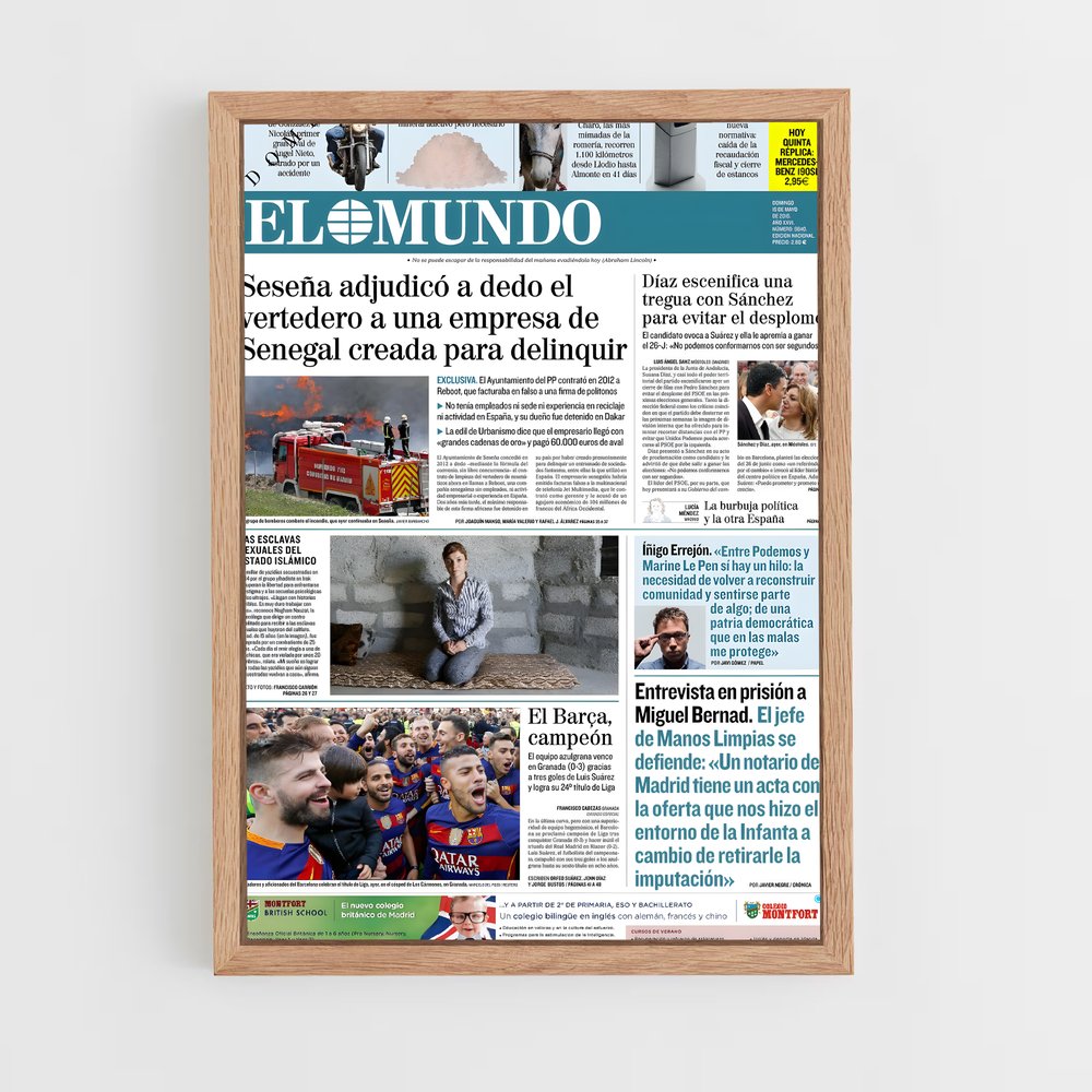 ap-el mundo-1 cadre Bois clair
