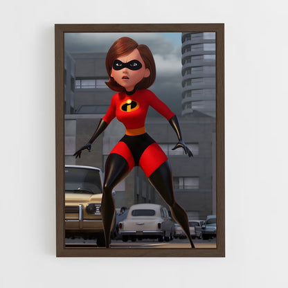 ap-elastigirl-1 cadre Bois foncé