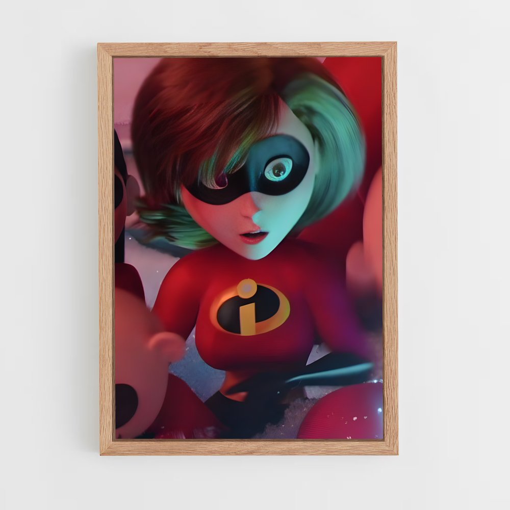 ap-elastigirl-5 cadre Bois clair