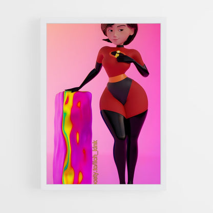 ap-elastigirl-6 cadre Blanc