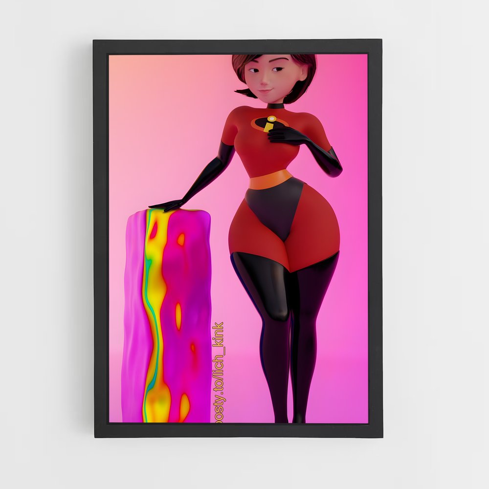 ap-elastigirl-6 cadre Noir