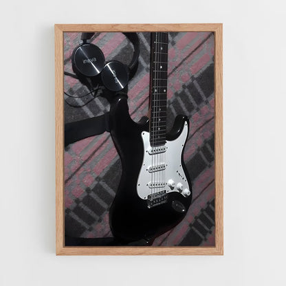 ap-electric guitar-1 cadre Bois clair