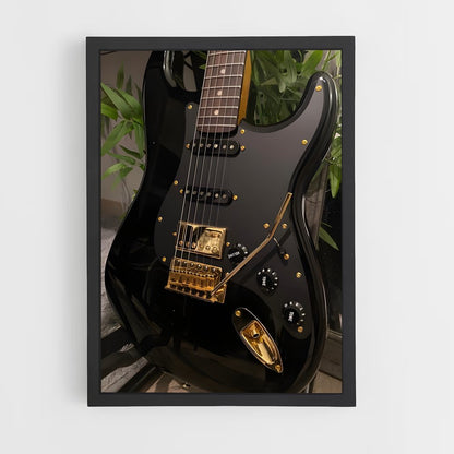 ap-electric guitar-2 cadre Noir