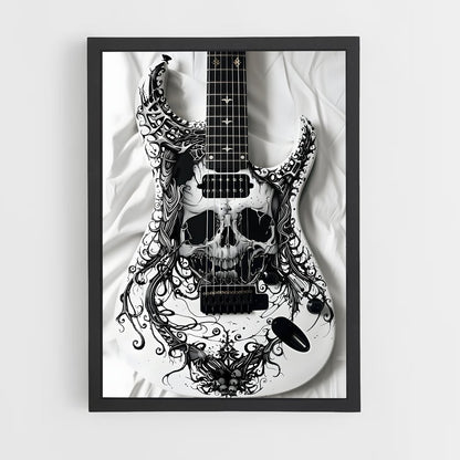 ap-electric guitar-3 cadre Noir