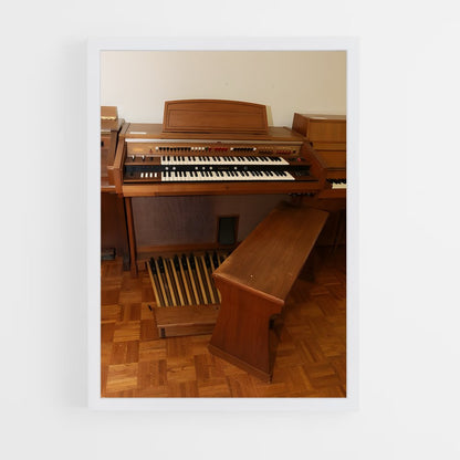 ap-electric organ-1 cadre Blanc