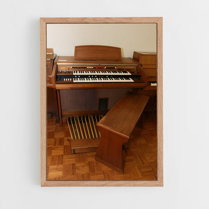 ap-electric organ-1 cadre Bois clair
