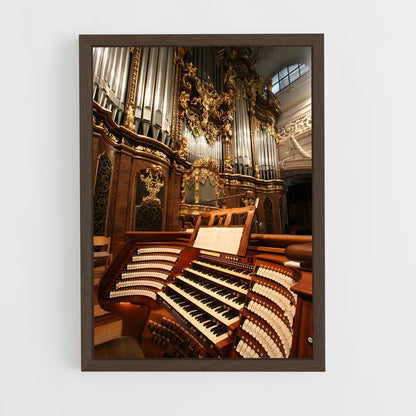 ap-electric organ-2 cadre Bois foncé
