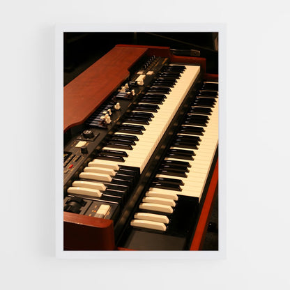 ap-electric organ-4 cadre Blanc
