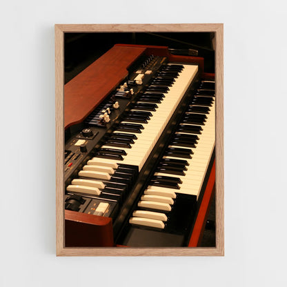 ap-electric organ-4 cadre Bois clair