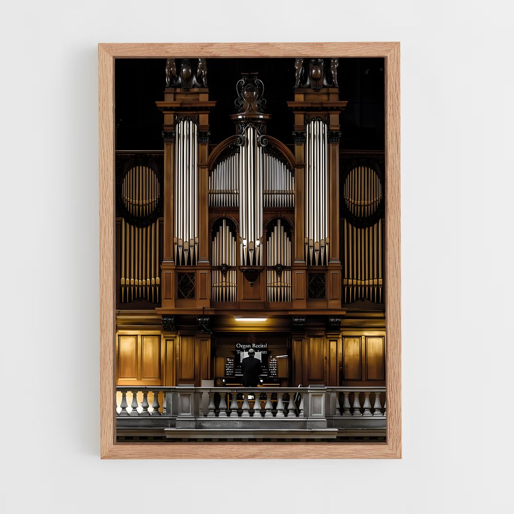 ap-electric organ-5 cadre Bois clair