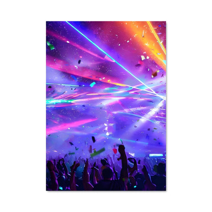 Poster Nuit Électro