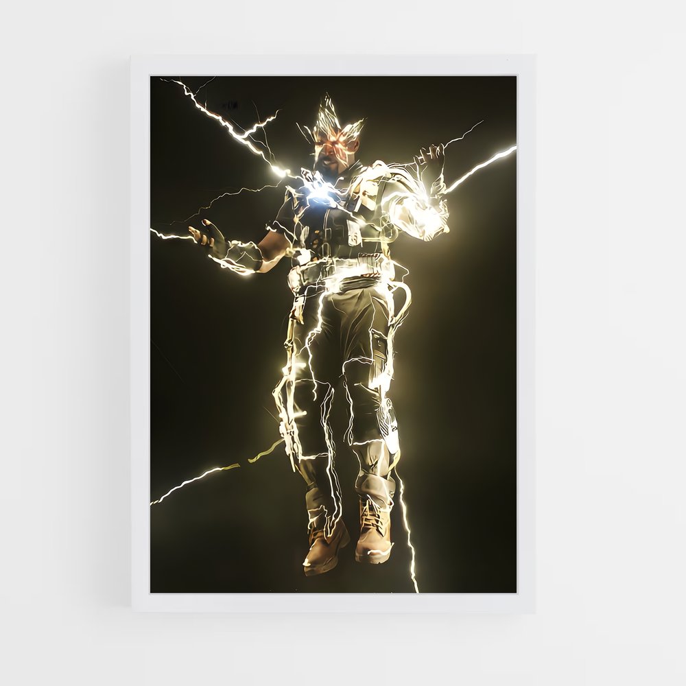 ap-electro spider-man-1 cadre Blanc
