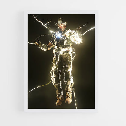 ap-electro spider-man-1 cadre Blanc