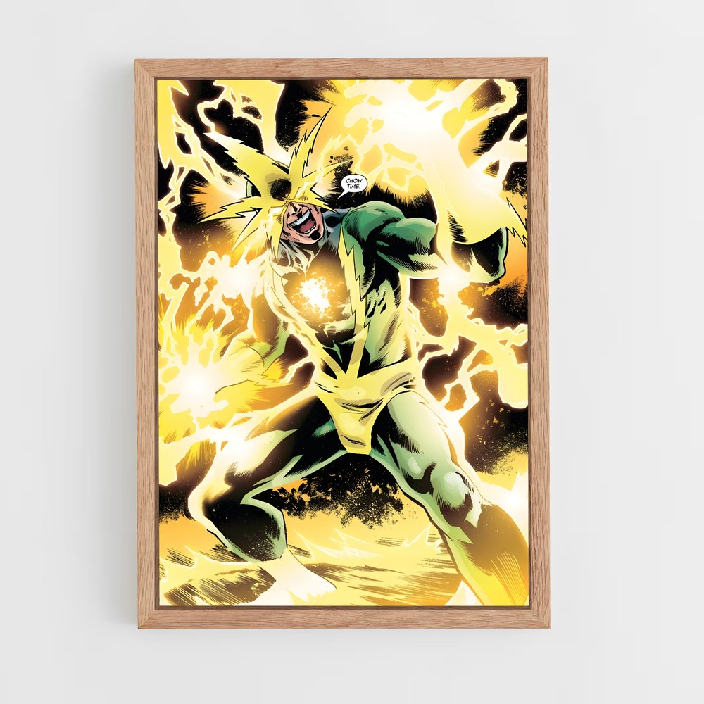 ap-electro spider-man-2 cadre Bois clair