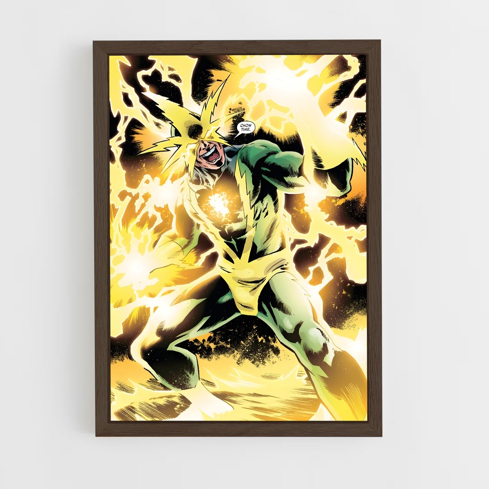 ap-electro spider-man-2 cadre Bois foncé