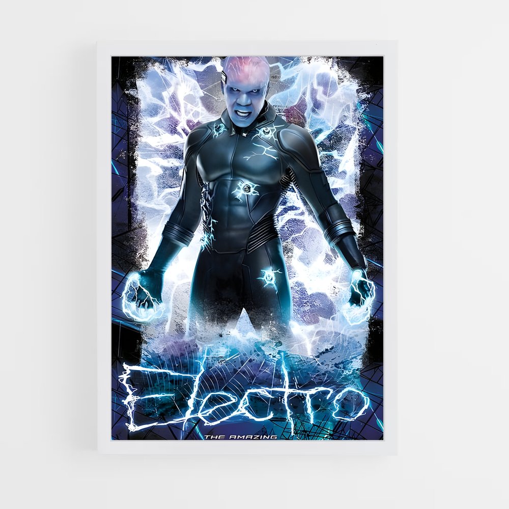 ap-electro spider-man-3 cadre Blanc