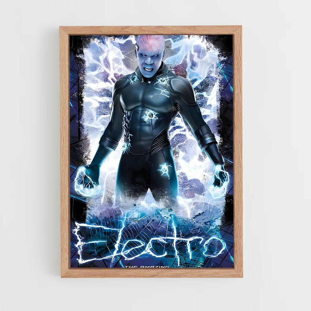 ap-electro spider-man-3 cadre Bois clair