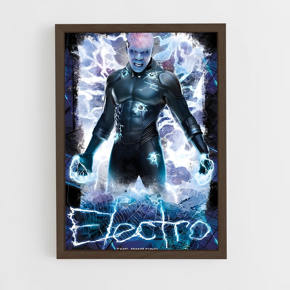 ap-electro spider-man-3 cadre Bois foncé