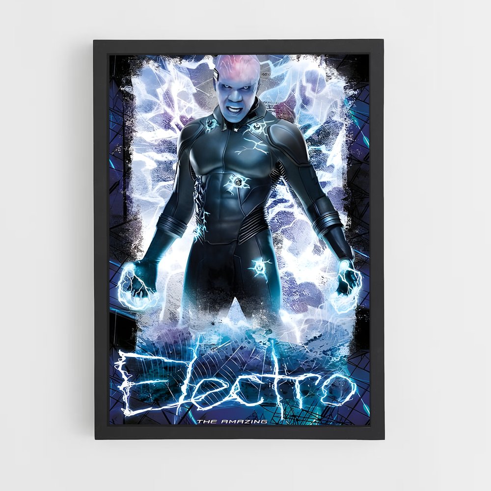 ap-electro spider-man-3 cadre Noir