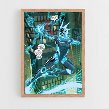 ap-electro spider-man-4 cadre Bois clair