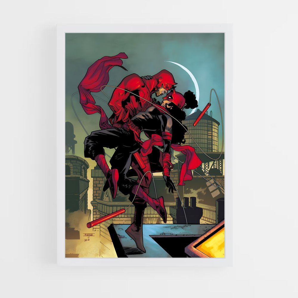 ap-elektra daredevil-11 cadre Blanc