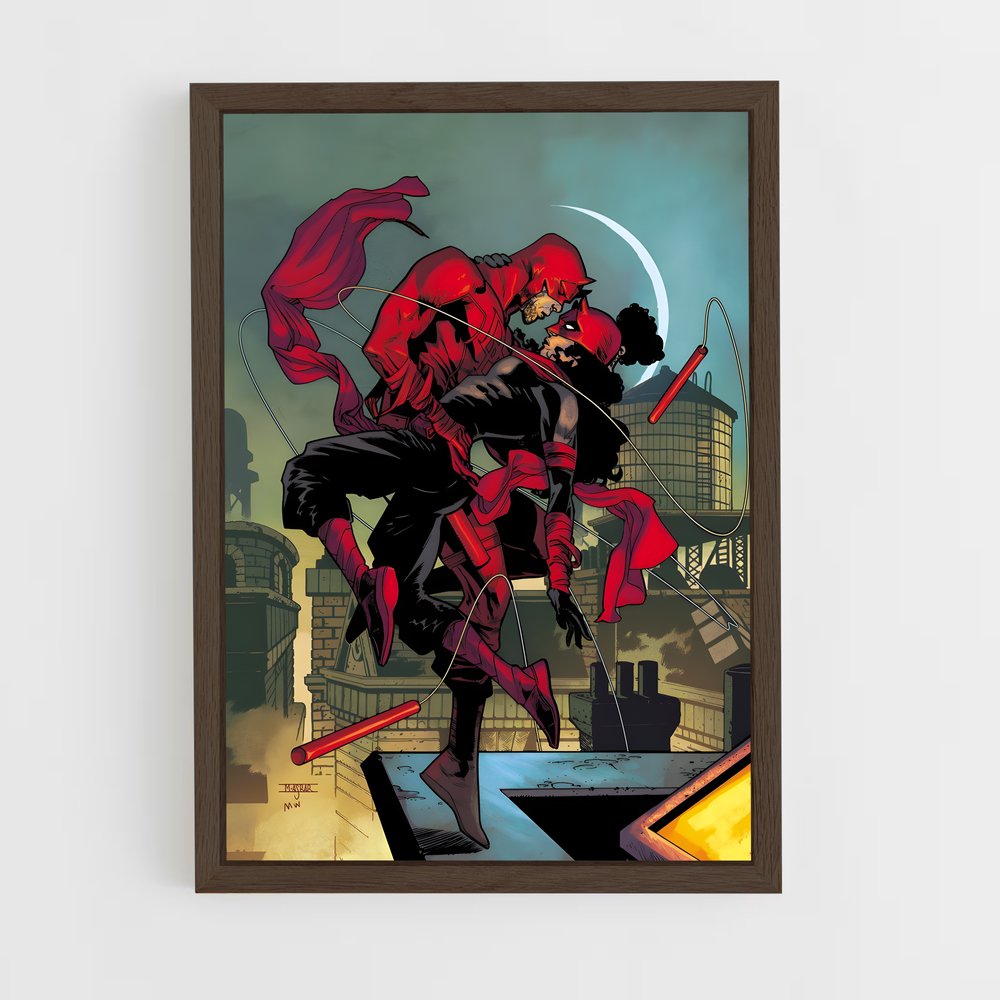 ap-elektra daredevil-11 cadre Bois foncé
