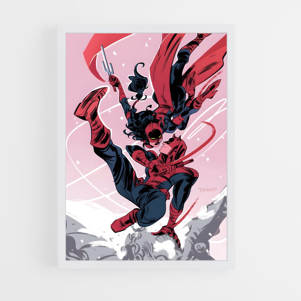 ap-elektra daredevil-5 cadre Blanc