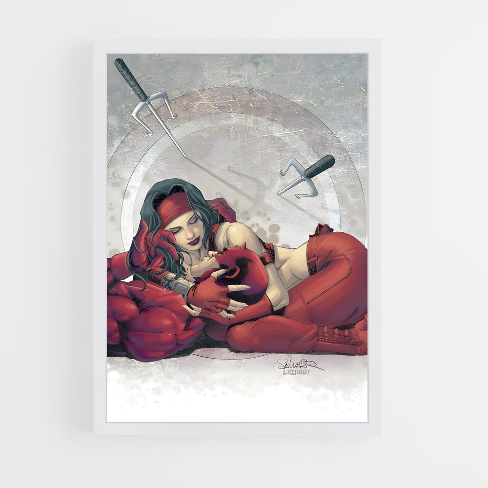 ap-elektra daredevil-7 cadre Blanc
