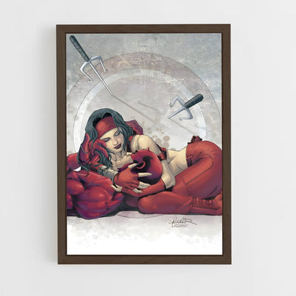 ap-elektra daredevil-7 cadre Bois foncé