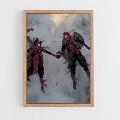 ap-elektra daredevil-8 cadre Bois clair
