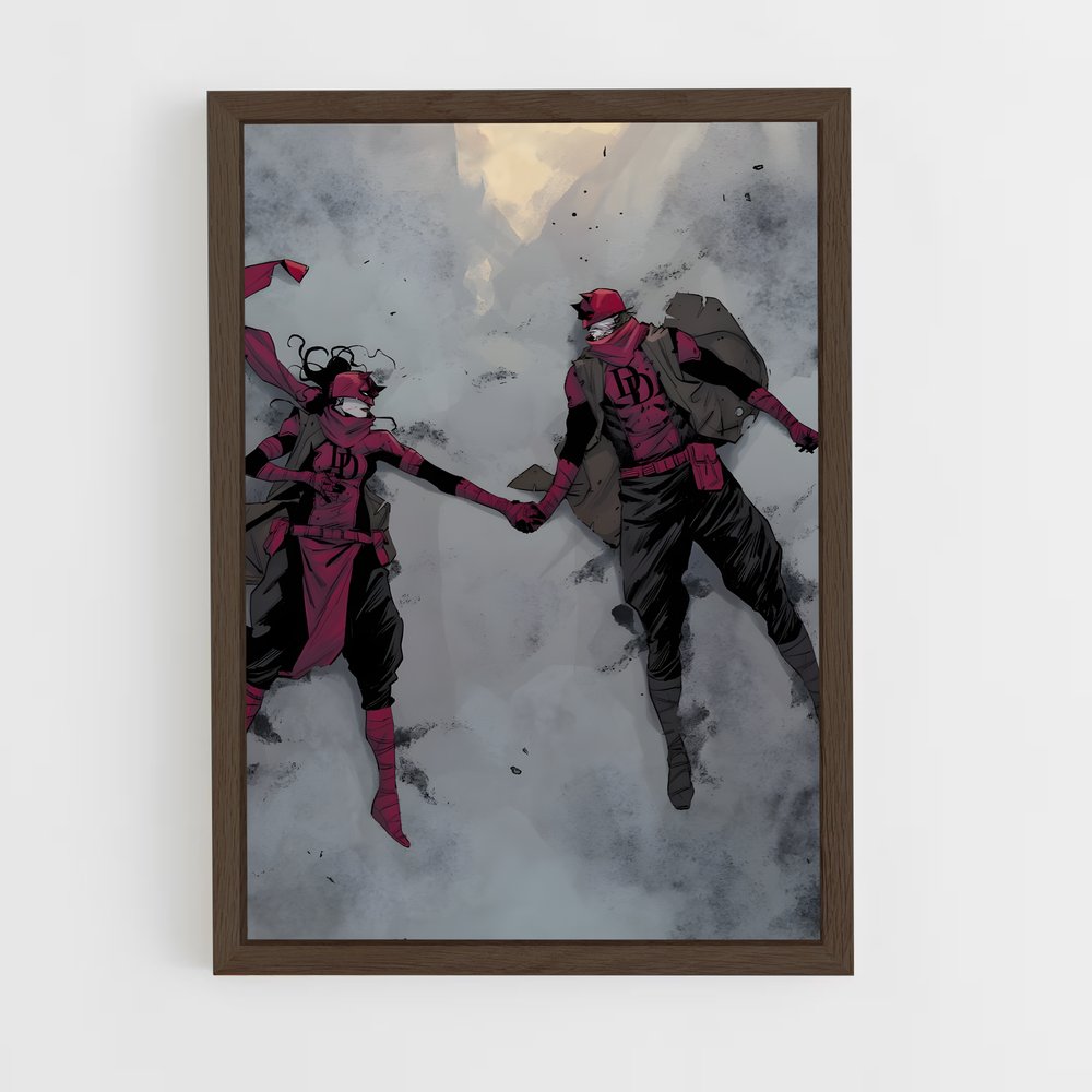 ap-elektra daredevil-8 cadre Bois foncé