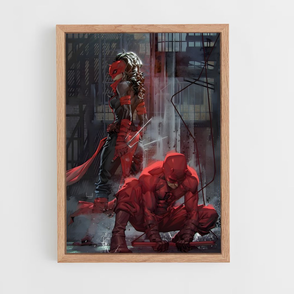 ap-elektra daredevil-9 cadre Bois clair