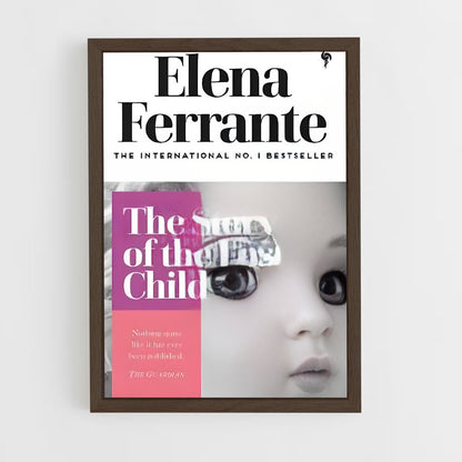 ap-elena ferrante-12 cadre Bois foncé