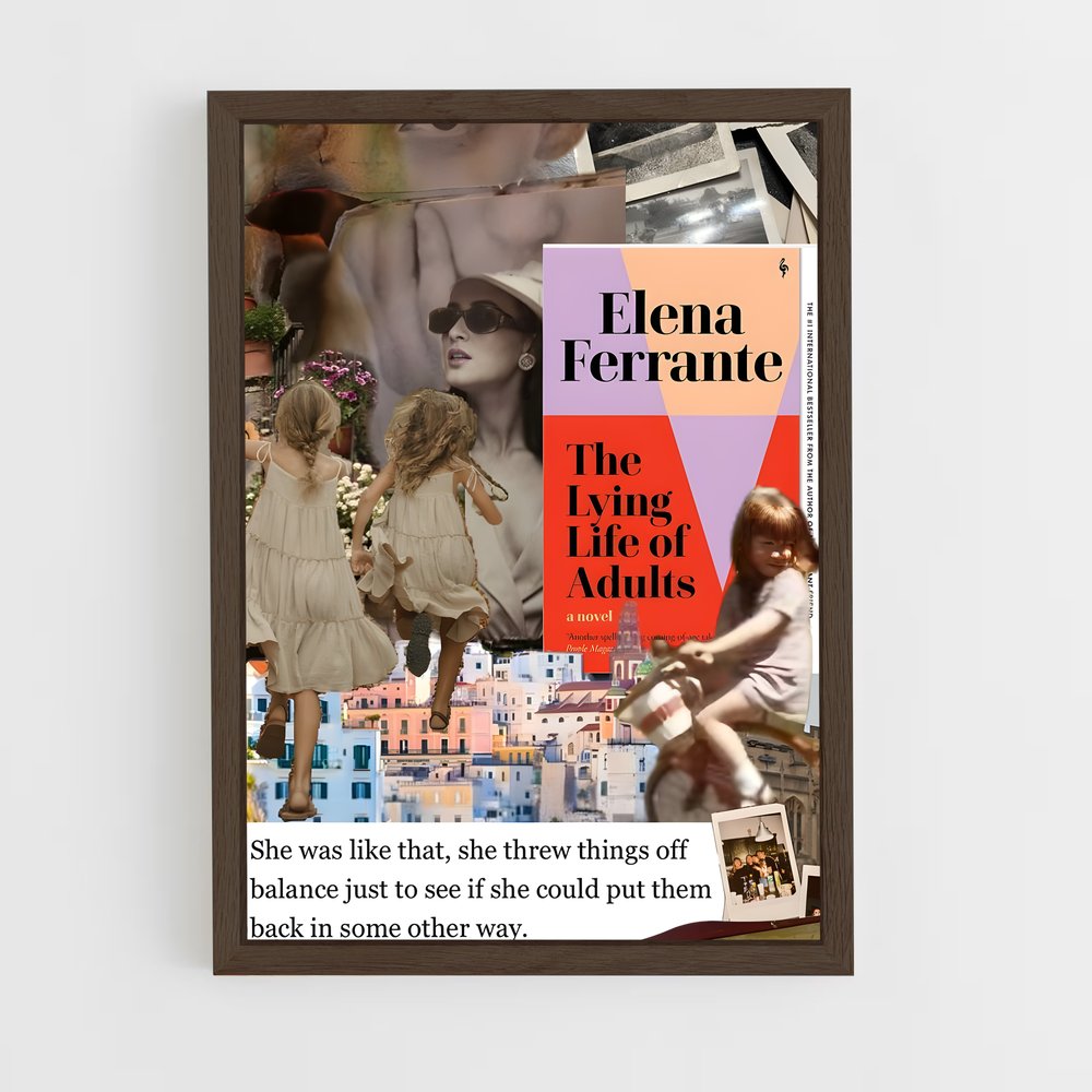 ap-elena ferrante-3 cadre Bois foncé