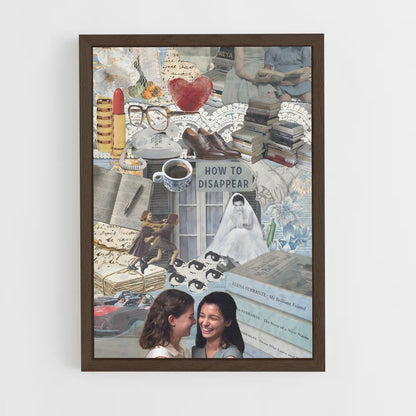 ap-elena ferrante-4 cadre Bois foncé