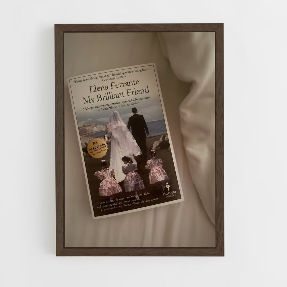 ap-elena ferrante-7 cadre Bois foncé