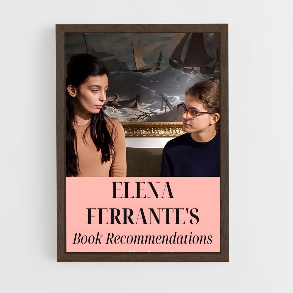 ap-elena ferrante-9 cadre Bois foncé