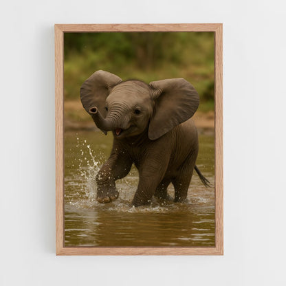 ap-elephant-1 cadre Bois clair