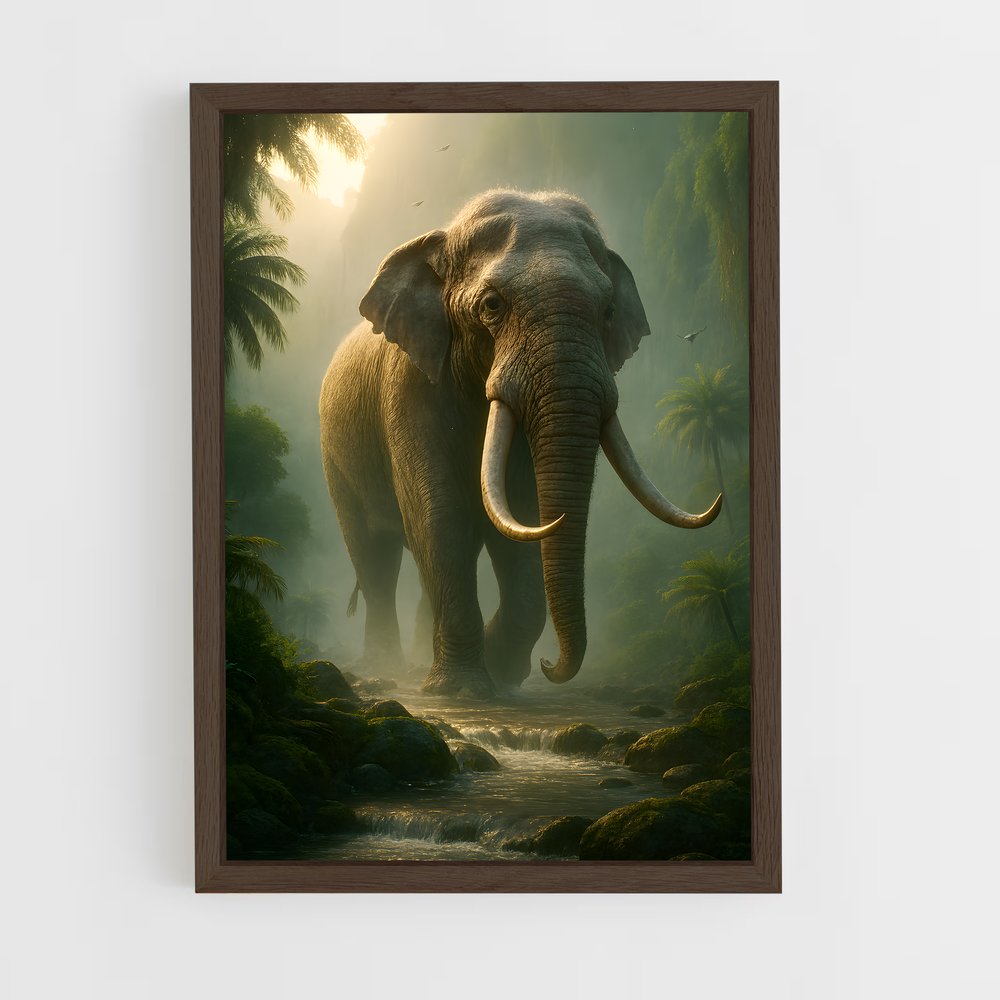 ap-elephant-12 cadre Bois foncé